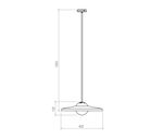 Pendant design lamp  Sedge by Bert Frank