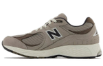 New Balance NB 2002R retro mesh leather shock absorption, non-slip, wear-resistant low-cut casual running shoes for men and women with the same gray