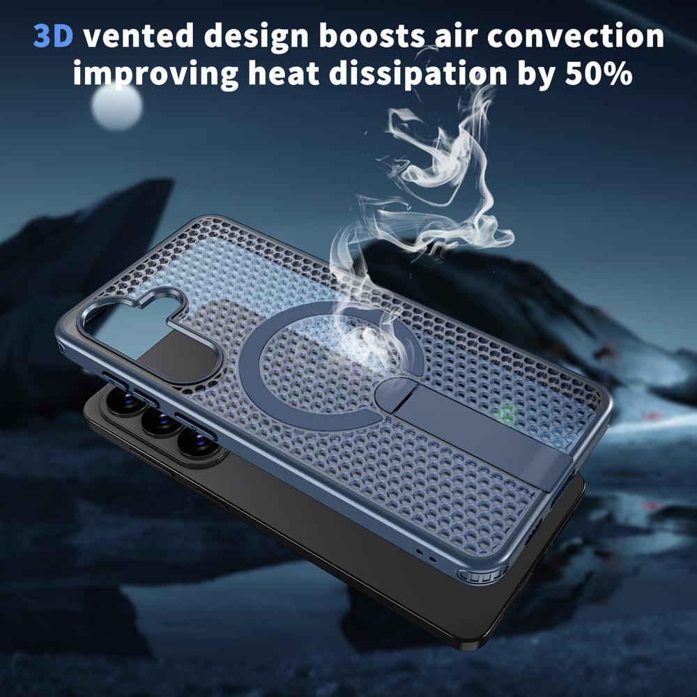 Прозрачный чехол Mesh Pro Magnetic Case для Samsung Galaxy S26