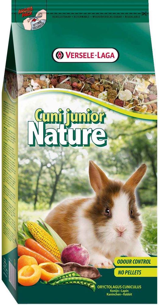 VERSELE-LAGA Cuni Junior Nature корм ПРЕМИУМ для молодых кроликов 750 г