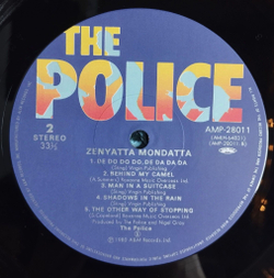 Винтажная виниловая пластинка LP The Police Zenyatta Mondatta (Japan 1980) (Obi)