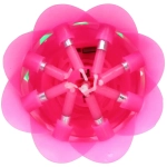 Свеча для торта раскрывающийся цветок «Роза» (8 свечей), Розовый