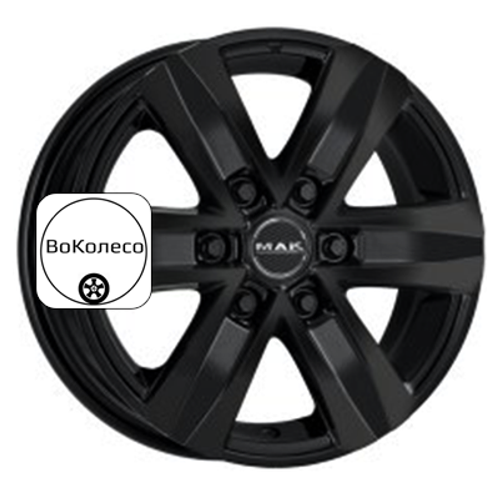 8x18/6x139,7 ET30 D100,1 Stone 6 Gloss Black MAK