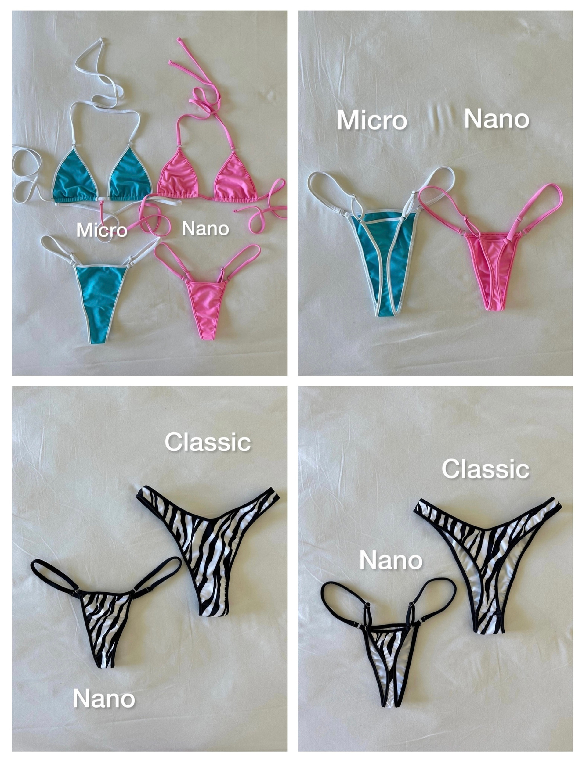 Купальник НА-НО МИКРО с бусинками красный пошив