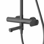 Душевая система Cezares STYLUS-CVD-NOP черная матовая