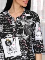 Айдан - туника черный Iv-capriz (Акция)