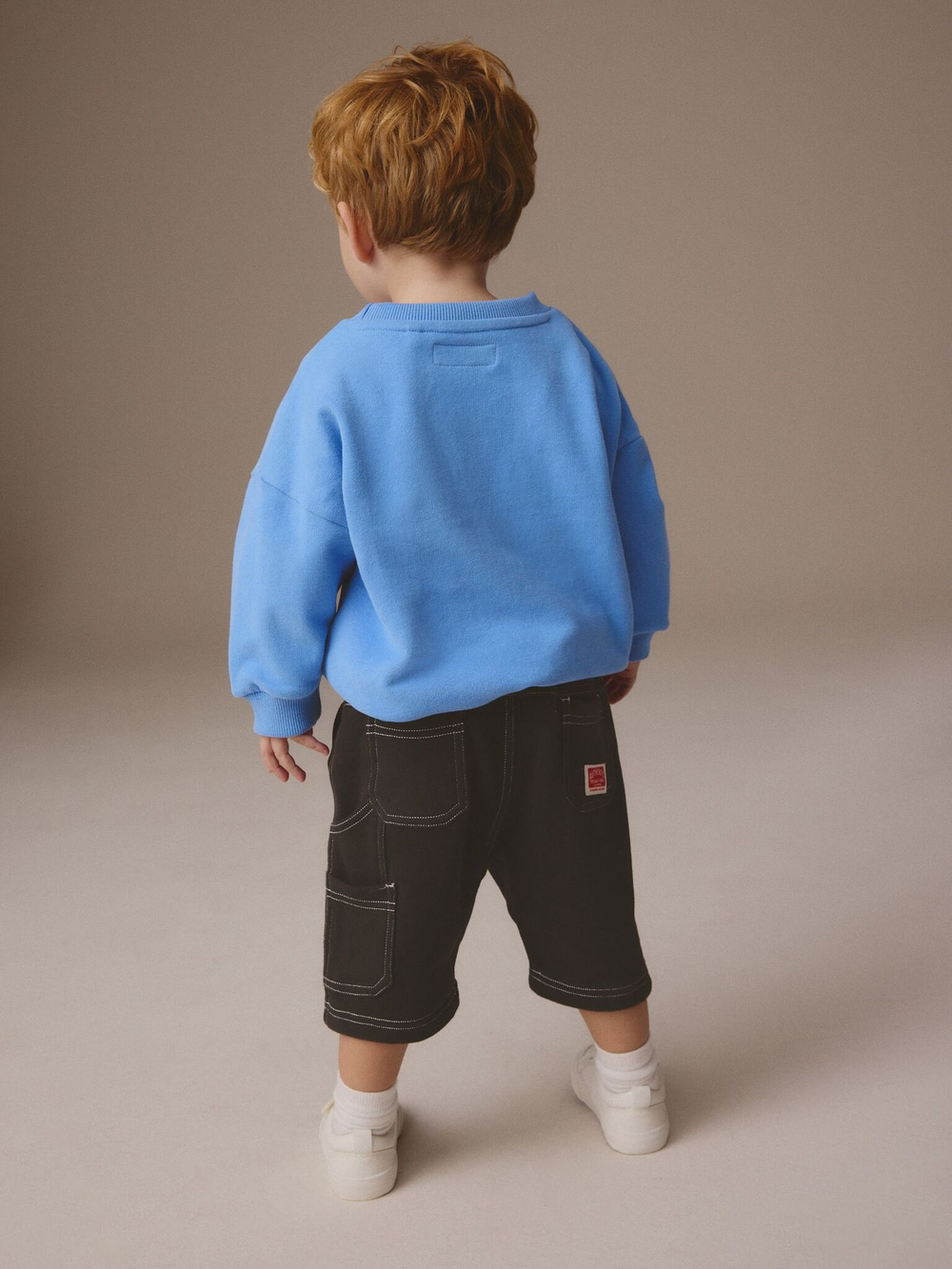 Толстовка и шорты в комплекте для мальчика Next E60-708, Синий, Темно-серый