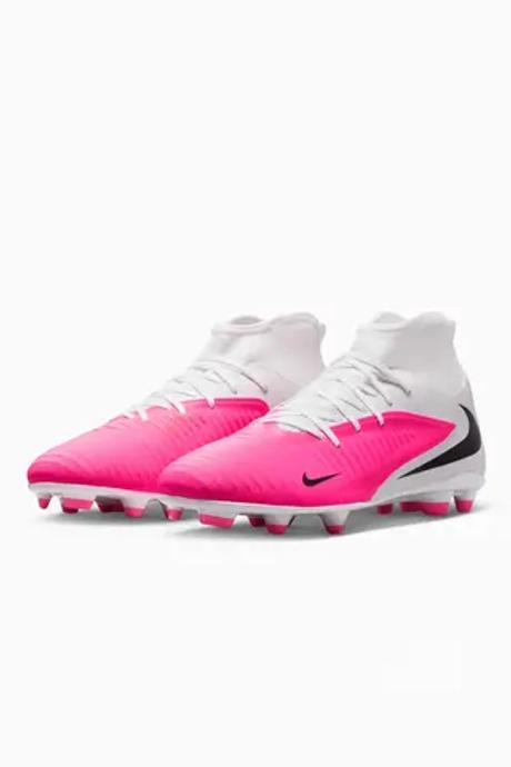 Бутсы Nike Phantom 6 High Club FG/MG - розовый