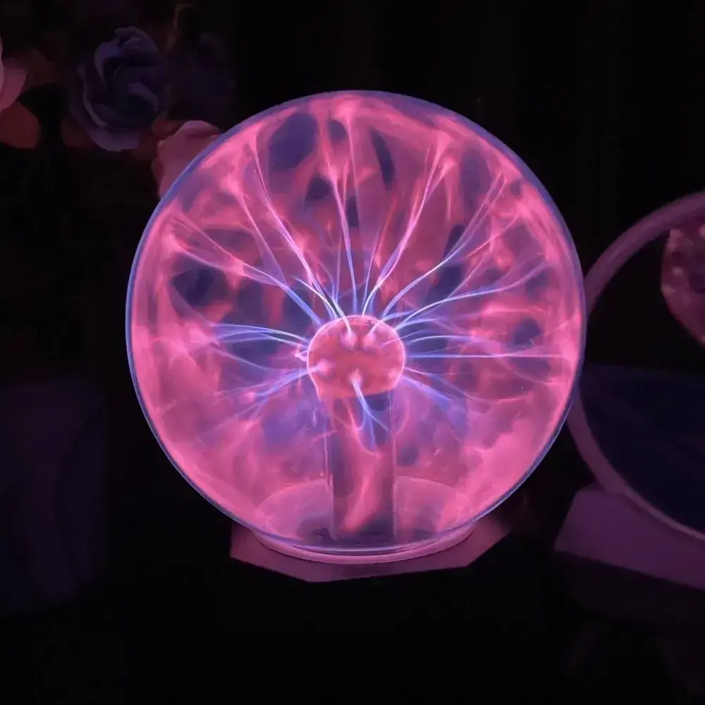 Плазменная лампа , магический шар 8см