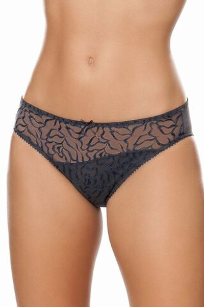 Трусы-слипы Carolyn с ажуром (Размер: 46) (Цвет: темно-серый)