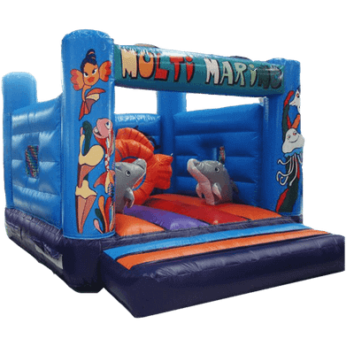 Коммерческий надувной батут "Дельфины"