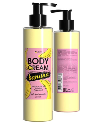Крем для тела MILV Банан Арт.18064 250 мл