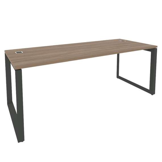 Onix Direct Стол рабочий руководителя на О-образном м/к O.MO-SRR-6.8 Дуб Аризона/Металл Антрацит 198