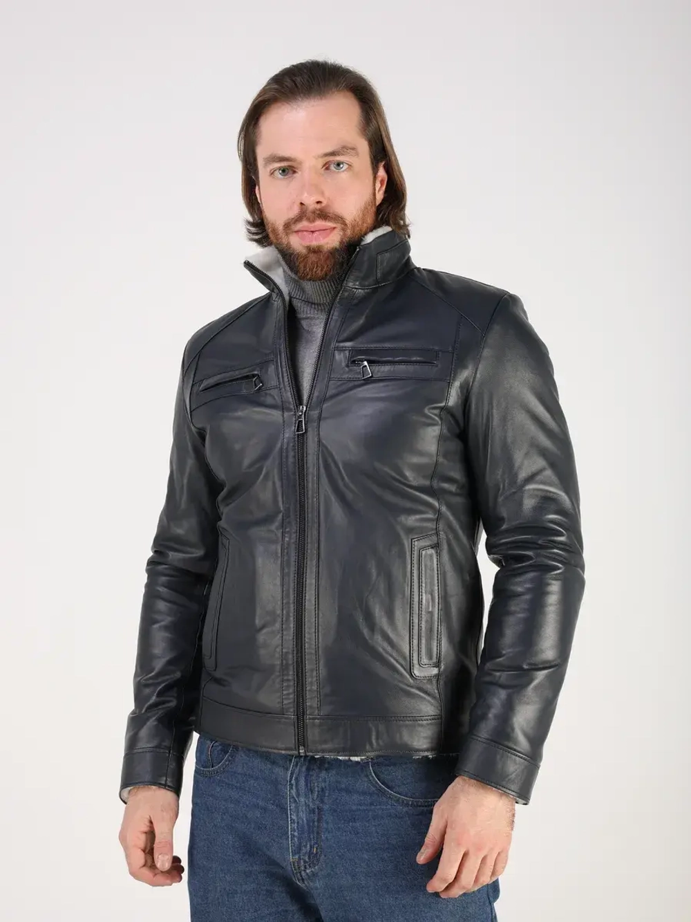 Дубленка натуральная куртка зимняя кожаная