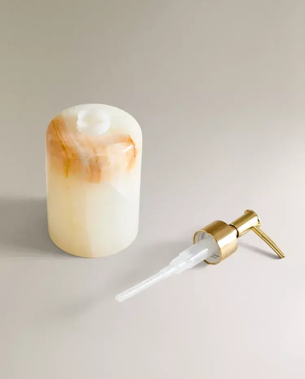 ZARA HOME ДОЗАТОР ДЛЯ МЫЛА, СВЕТЛО-БЕЖЕВЫЙ