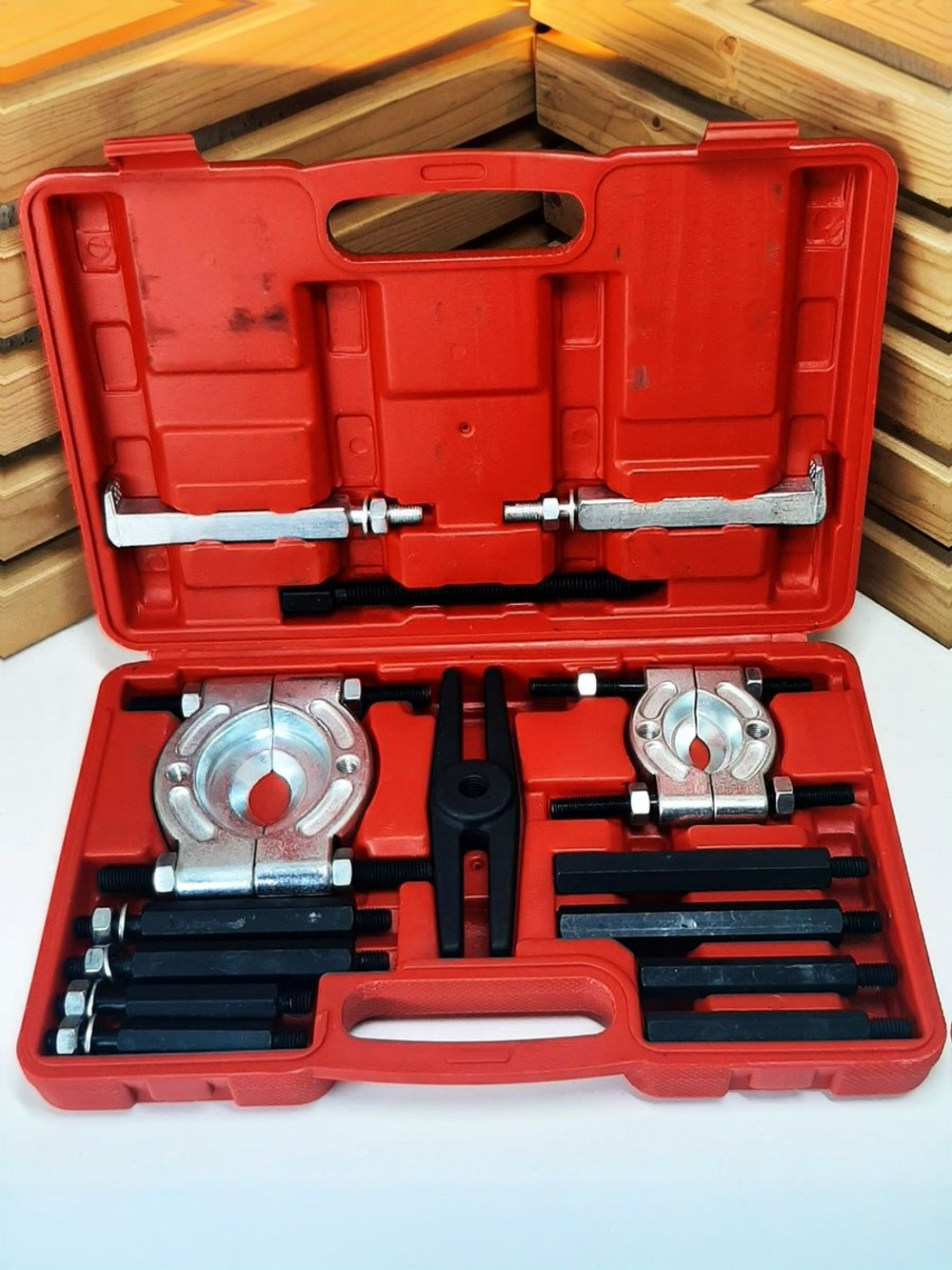 Съемники для подшипников сепаратного типа в наборе из 14 предметов