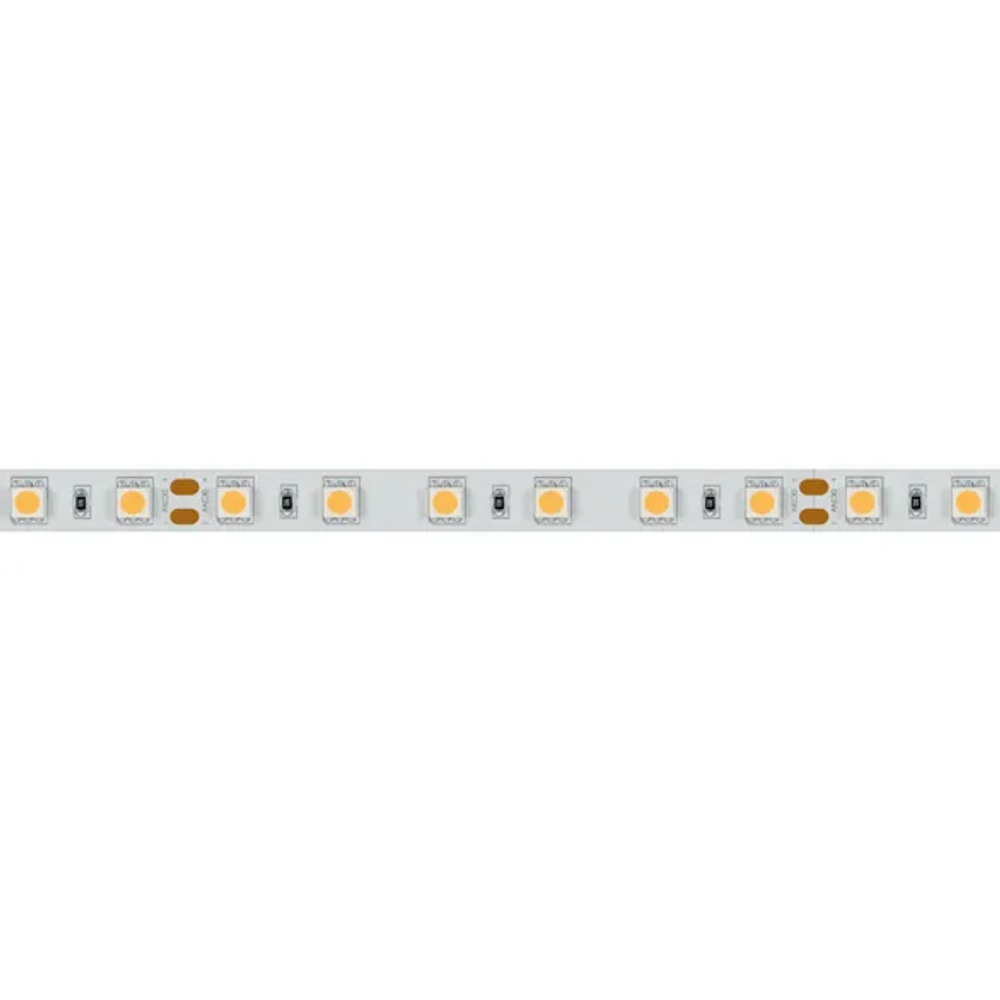 Светодиодная лента RT 2-5000 24V Warm2700 2x (5060, 300 LED, LUX) (Arlight, 14.4 Вт/м, IP20) 008828