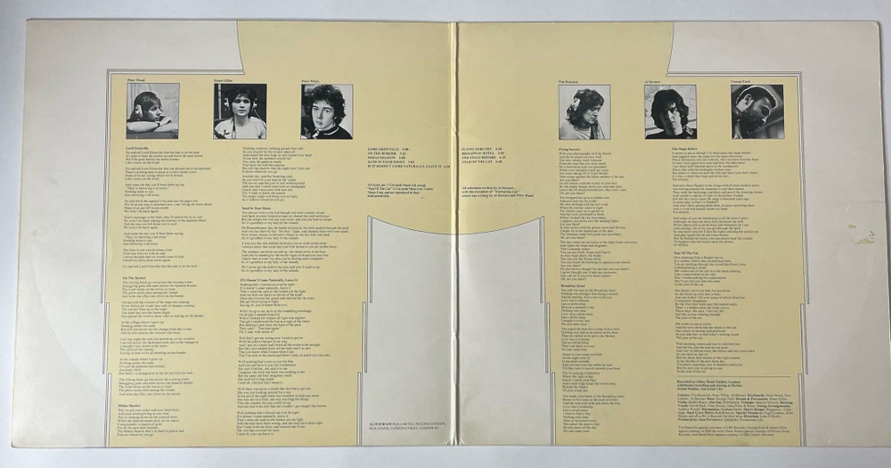 Винтажная виниловая пластинка LP Al Stewart Year Of The Cat (UK 1976)
