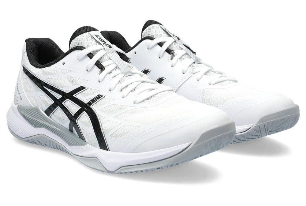 Мужские кроссовки для бадминтона/сквоша Asics Gel-Tactic 12 - белые/черные