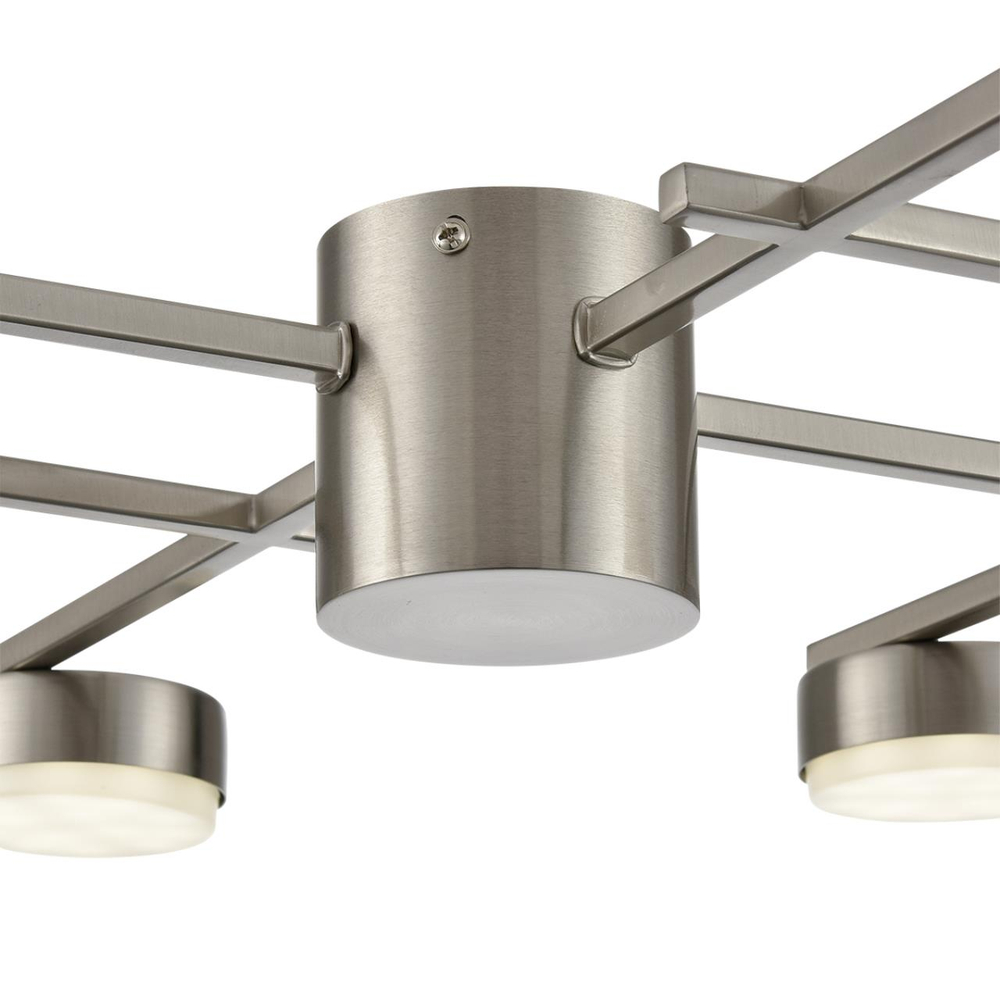 8115/8C COMFI LN26 248 никель, металл Люстра потолочная LED GX53 8*7W 220V DABRA