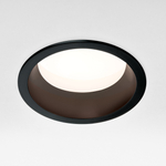 012907 Рамка (светильник) PVC д/LED-модулей 941хх и LED-ламп D50мм PIANO ROUND ЧЕРНЫЙ IP65
