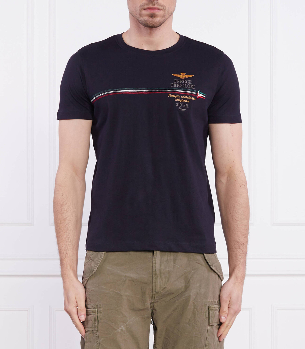 Футболка Aeronautica Militare - темно-синий(TS2078J592)