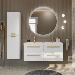 Шкаф Cezares Eco-Cer 40 ECO-1500-2A-SC-BL белый глянцевый