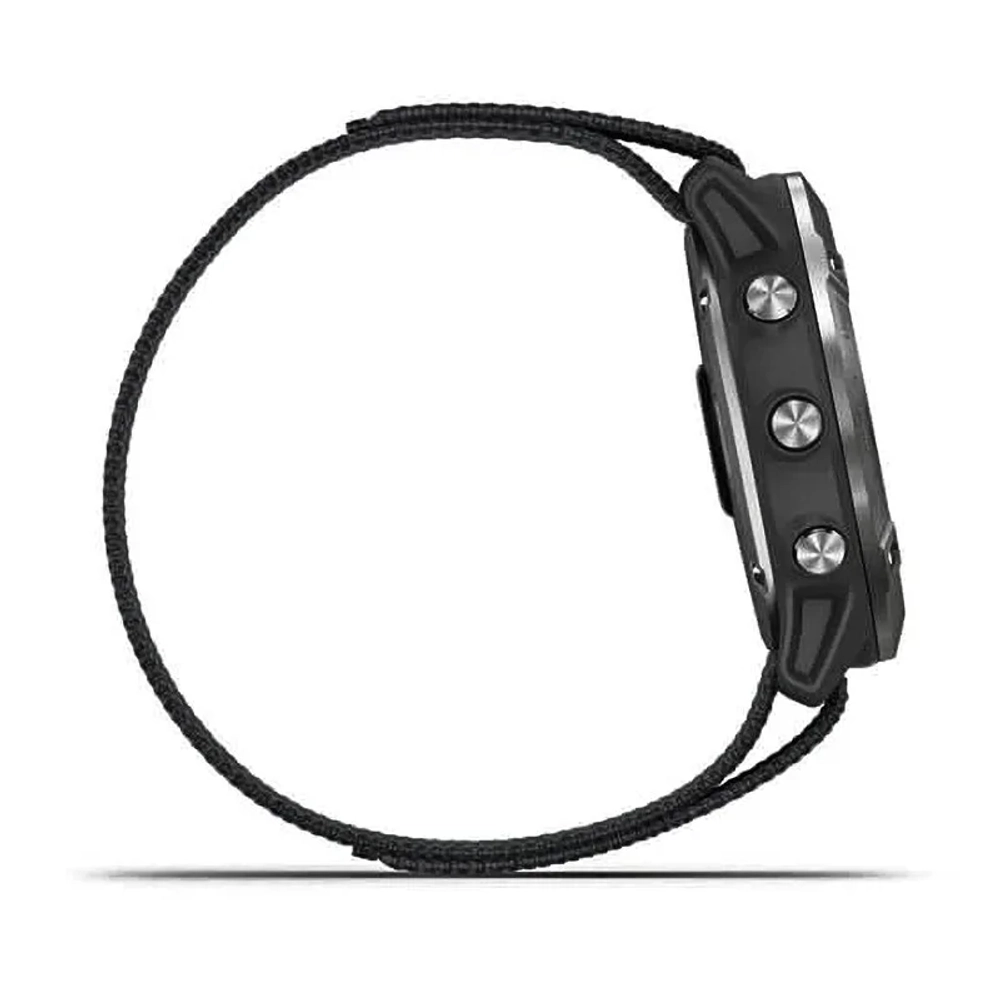 Часы для экстремальных видов спорта Garmin Enduro стальной корпус и серый нейлоновый ремешок UltraFit 010-02408-00