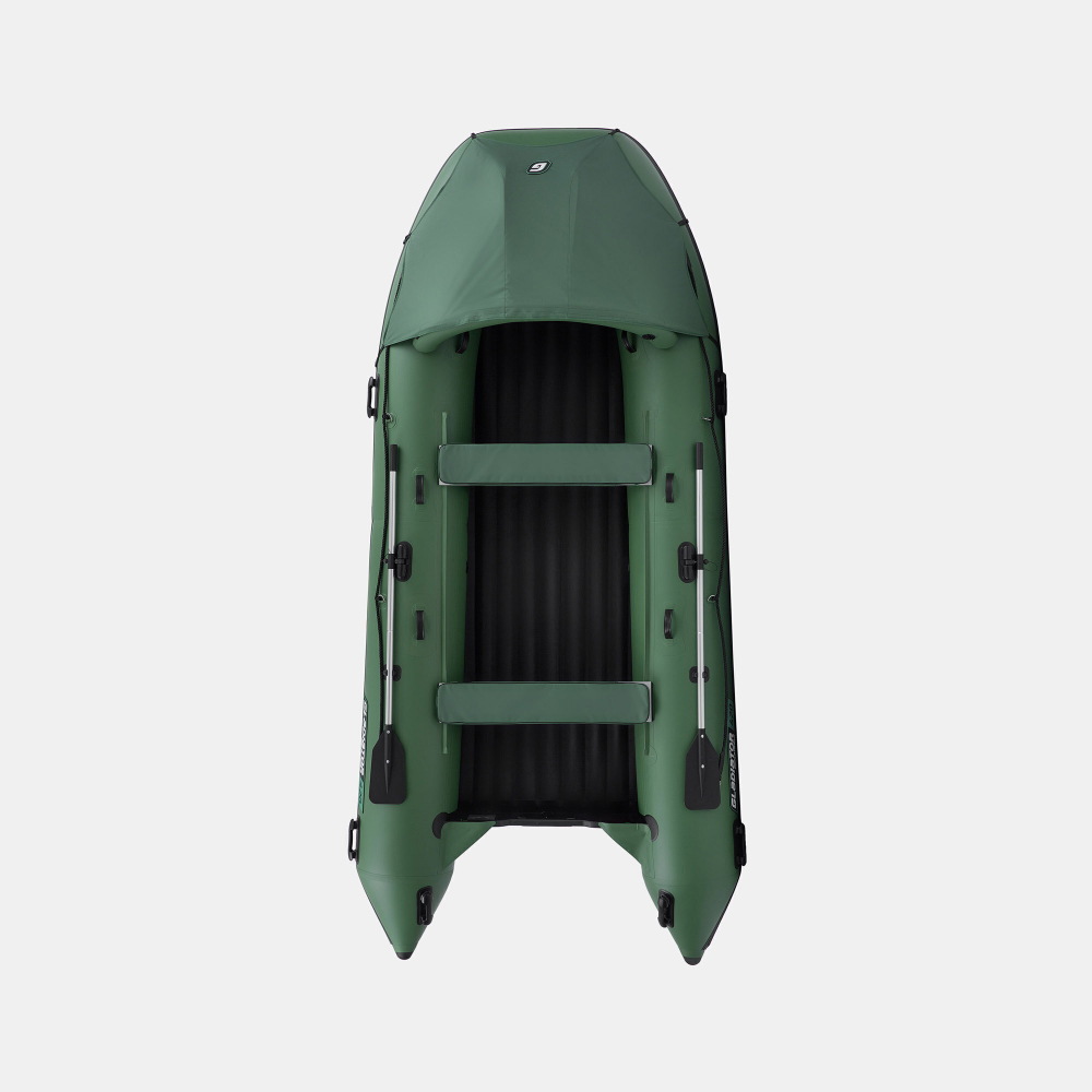 Надувная лодка GLADIATOR E420PRO зеленый