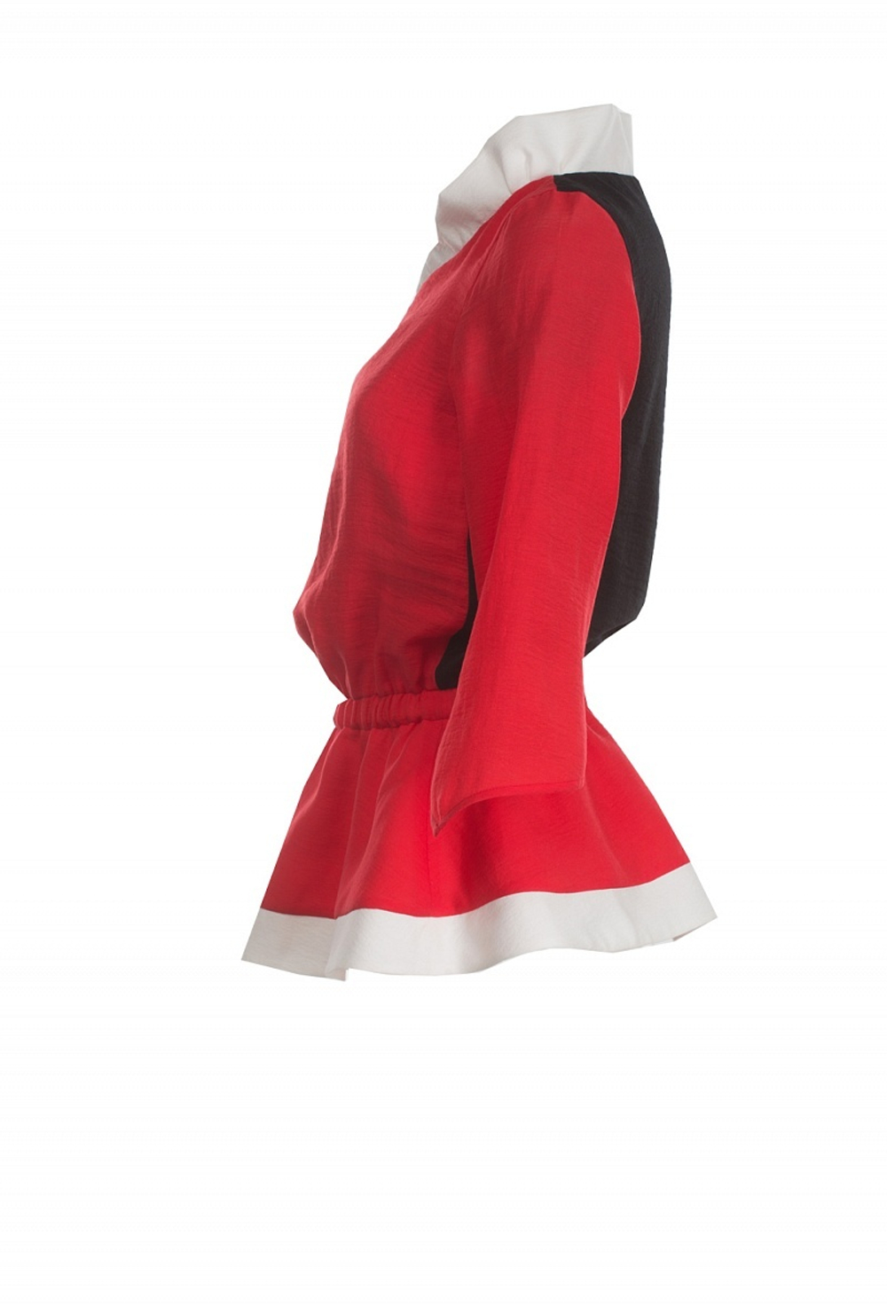 Блуза с баской 42-17SS