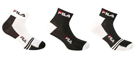 Теннисные носки Fila Unisex Quarter Multisport Socks 3P - Multikolor
