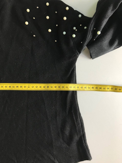 Джемпер Stradivarius с бусинами, маркировка S, визуально на 46 размер