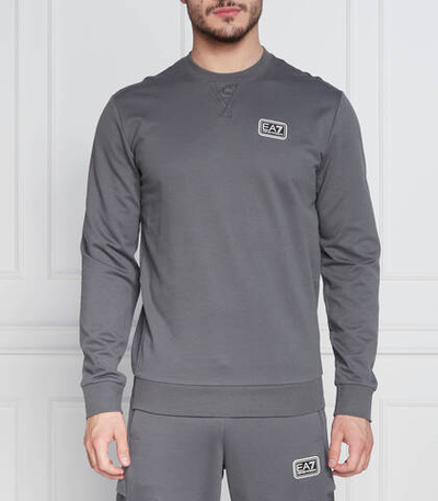 Худи EA7 - серый(3RPM26 PJ05Z)