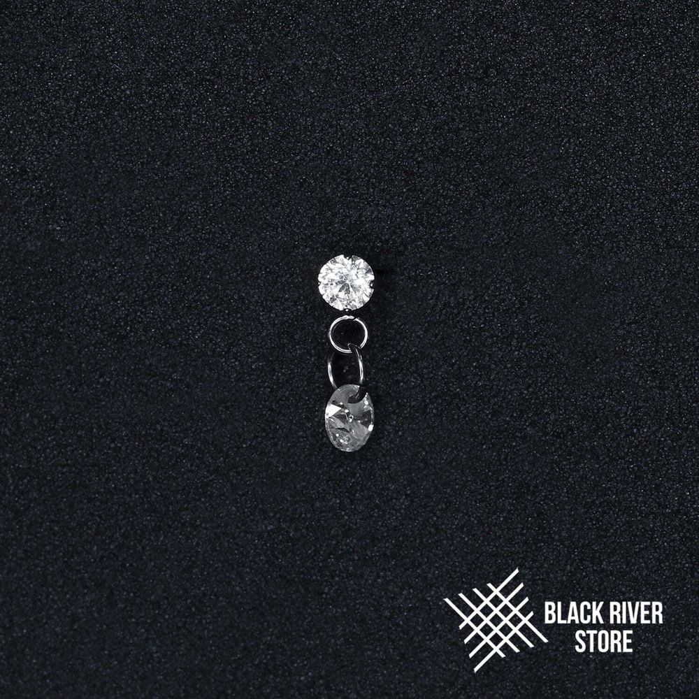 Pendant Double Round Crystal
