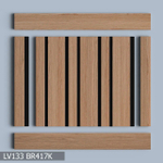 Hi Wood. Декоративная панель LV133 в цвете BR417K