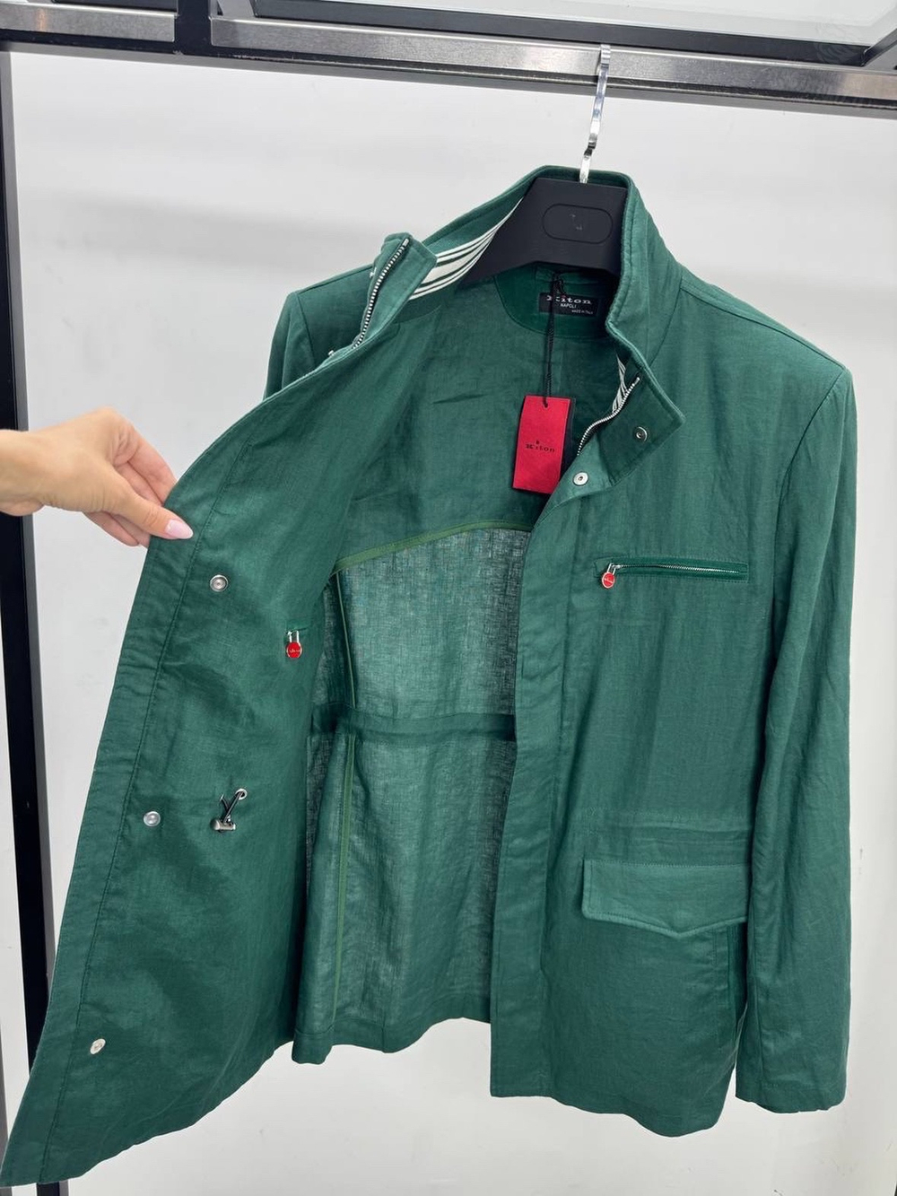 Льняная куртка Kiton