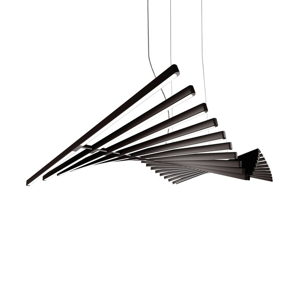 Pendant design lamp Rhythm by Vibia L190 (Black)