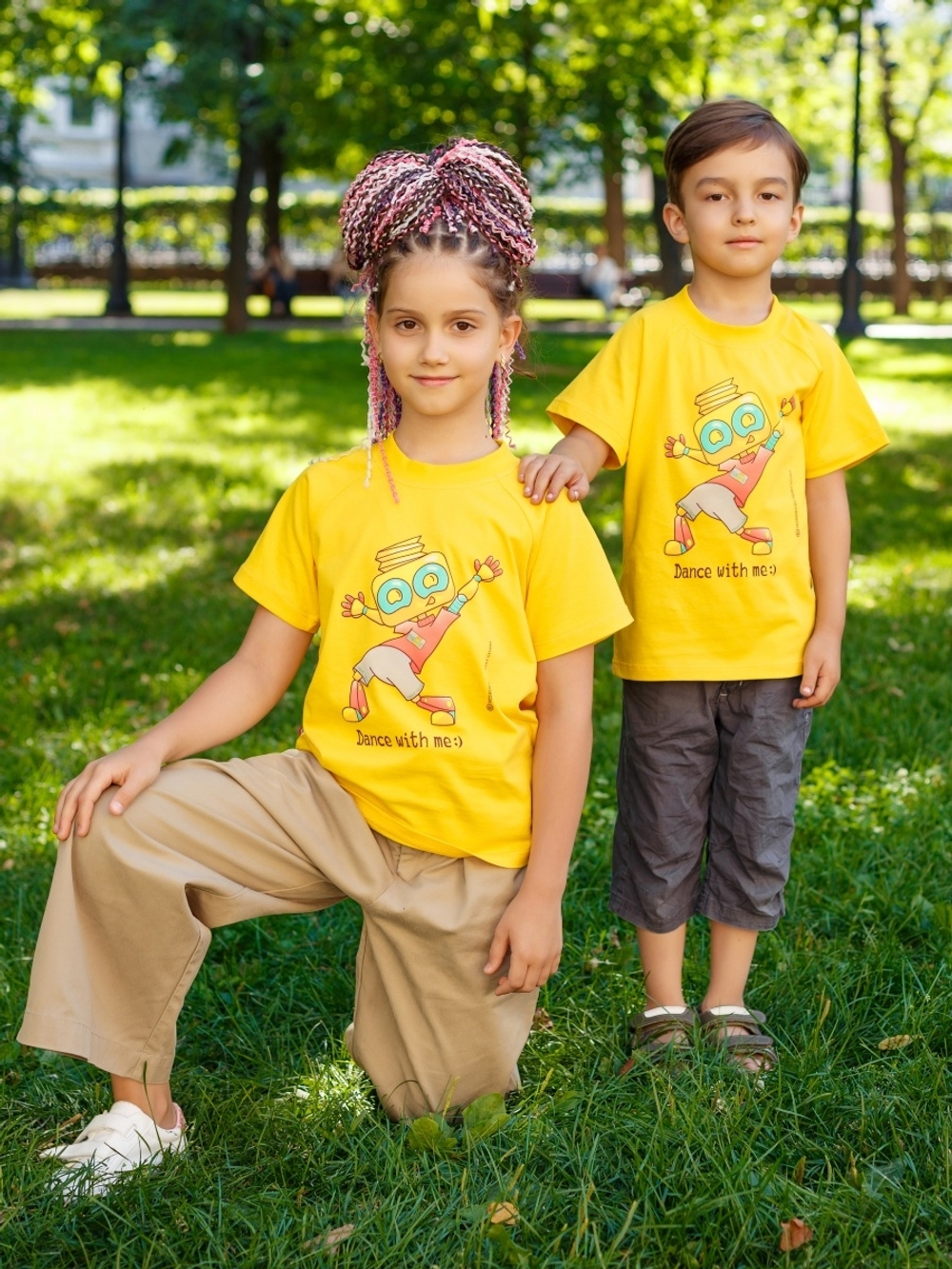 Футболка для мальчика и девочки детская с принтом одежда для фотосессии family look подарок