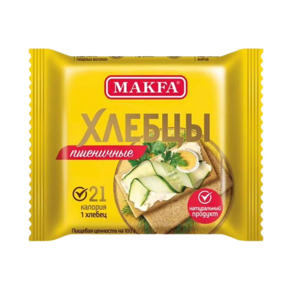 Хлебцы Makfa запеченые пшеничные 60гр