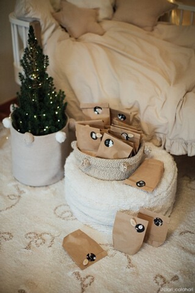 Корзина Lorena Canals Bubbly Grey (30 x Ø30 см)