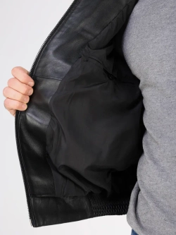 Куртка пуховик из натуральной кожи зимняя