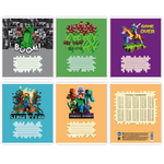 Тетрадь А5 24л. клетка "My Game" в ассорт. (Центрум) микс цветов (комплект 3 шт)