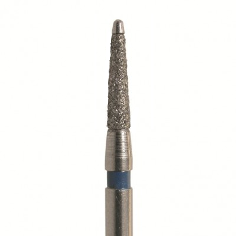 Бор алмазный 851 014 FG, синий, 1 шт. Форма: конус с безопасным концом., JOTA, Швейцария