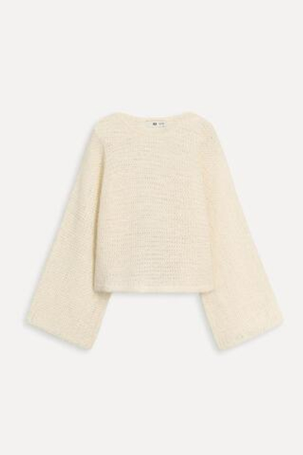 ZARA СВИТЕР ИЗ СМЕСОВОЙ АЛЬПАКИ — 50TH ANNIVERSARY, ЭКРЮ