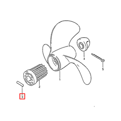 Штифт Suzuki DT5-8 (09209-05020) (Suzuki)