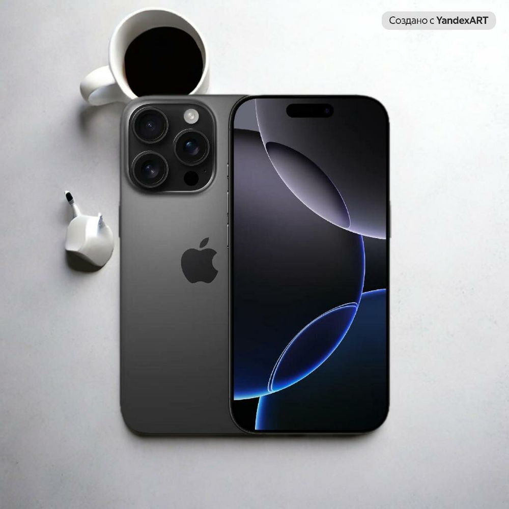 Смартфон Apple iPhone 16 Pro 256 ГБ, Dual eSIM, Black Titanium