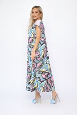 Платье Летние деньки (серо-голубое) П13652-18М LT Collection