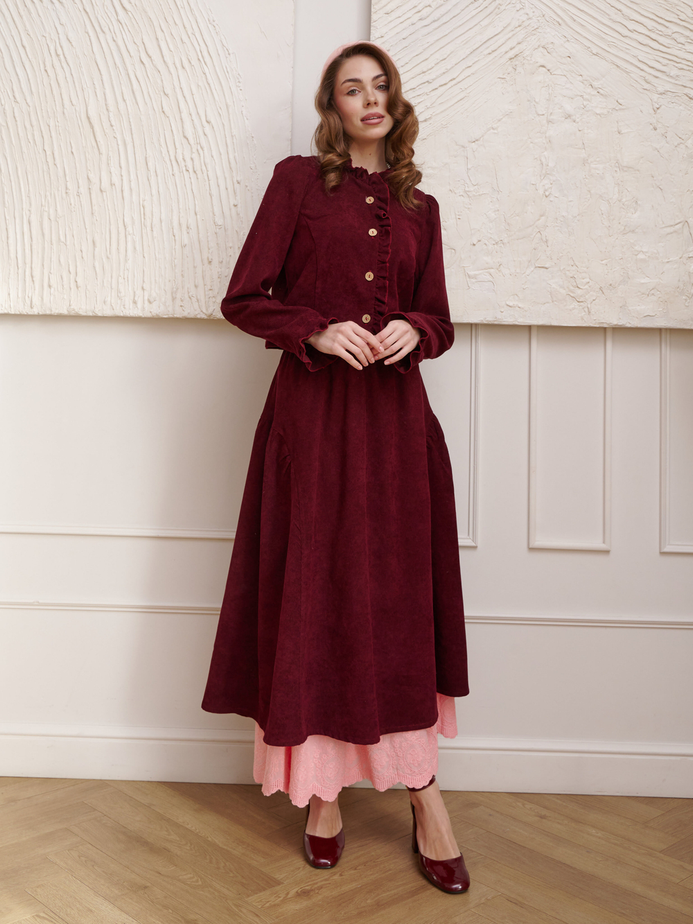 Жакет вельвет укороченный