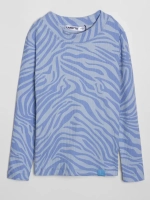 Голубой костюм для девочки на осень