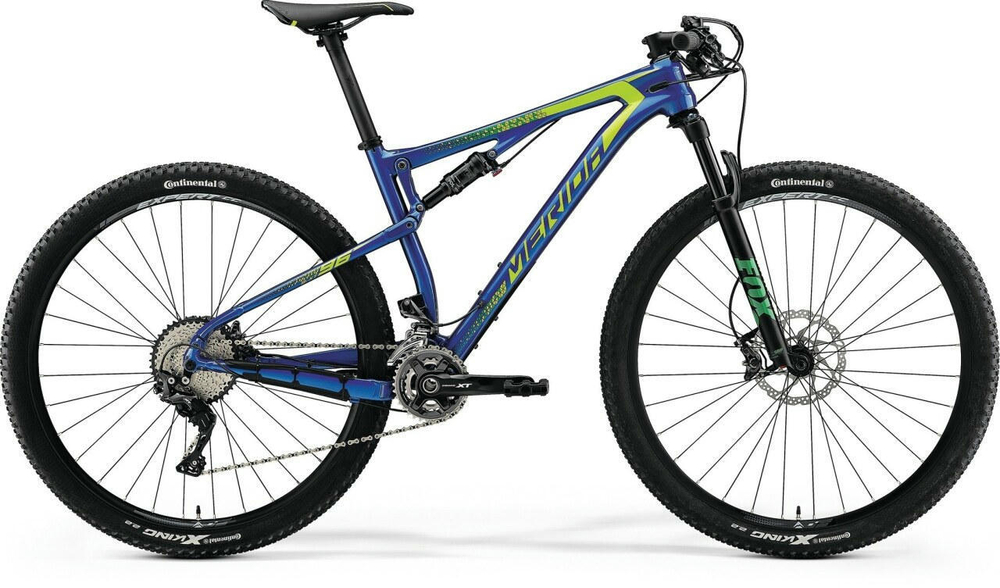 Двухподвесный велосипед Merida NINETY-SIX XT 29 (2018)